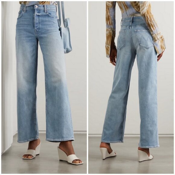 💕MOTHER💕 High Waisted Spinner Skimp Jeans ~ Fish Out of Water 29 NWT - Picture 3 of 17